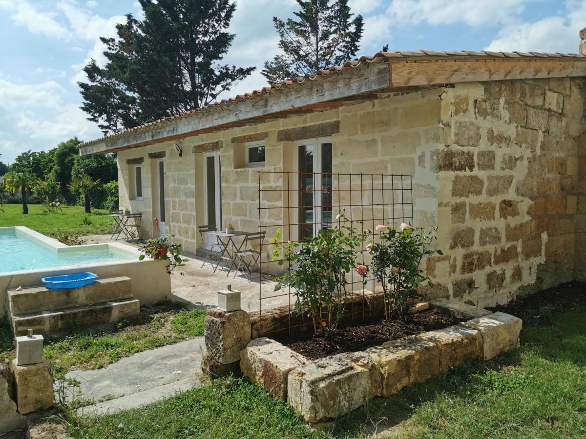 Jolie Villa Avec Piscine Dans Le St Emilionnais Sainte-Terre Eksteriør bilde