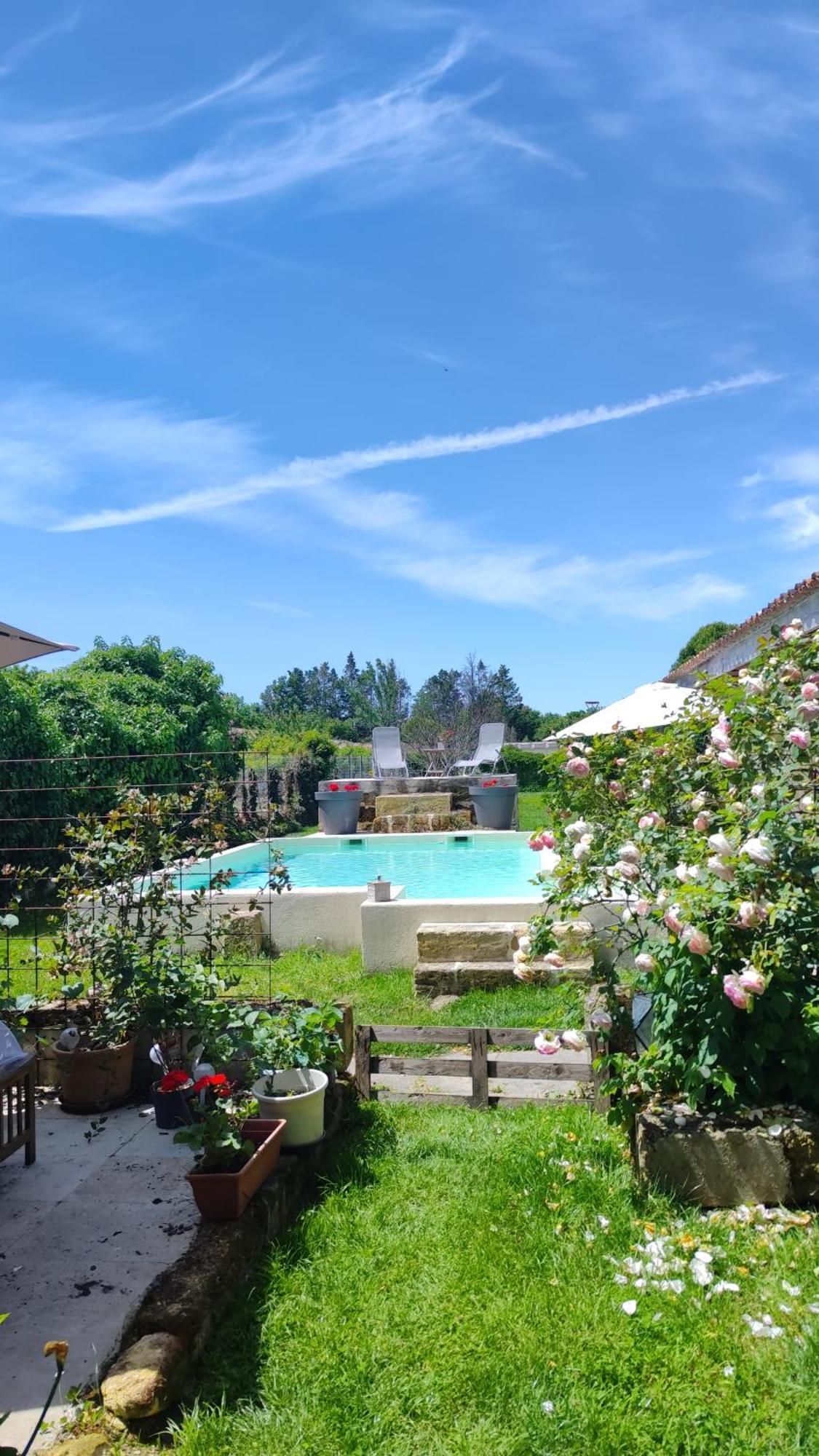 Jolie Villa Avec Piscine Dans Le St Emilionnais Sainte-Terre Eksteriør bilde